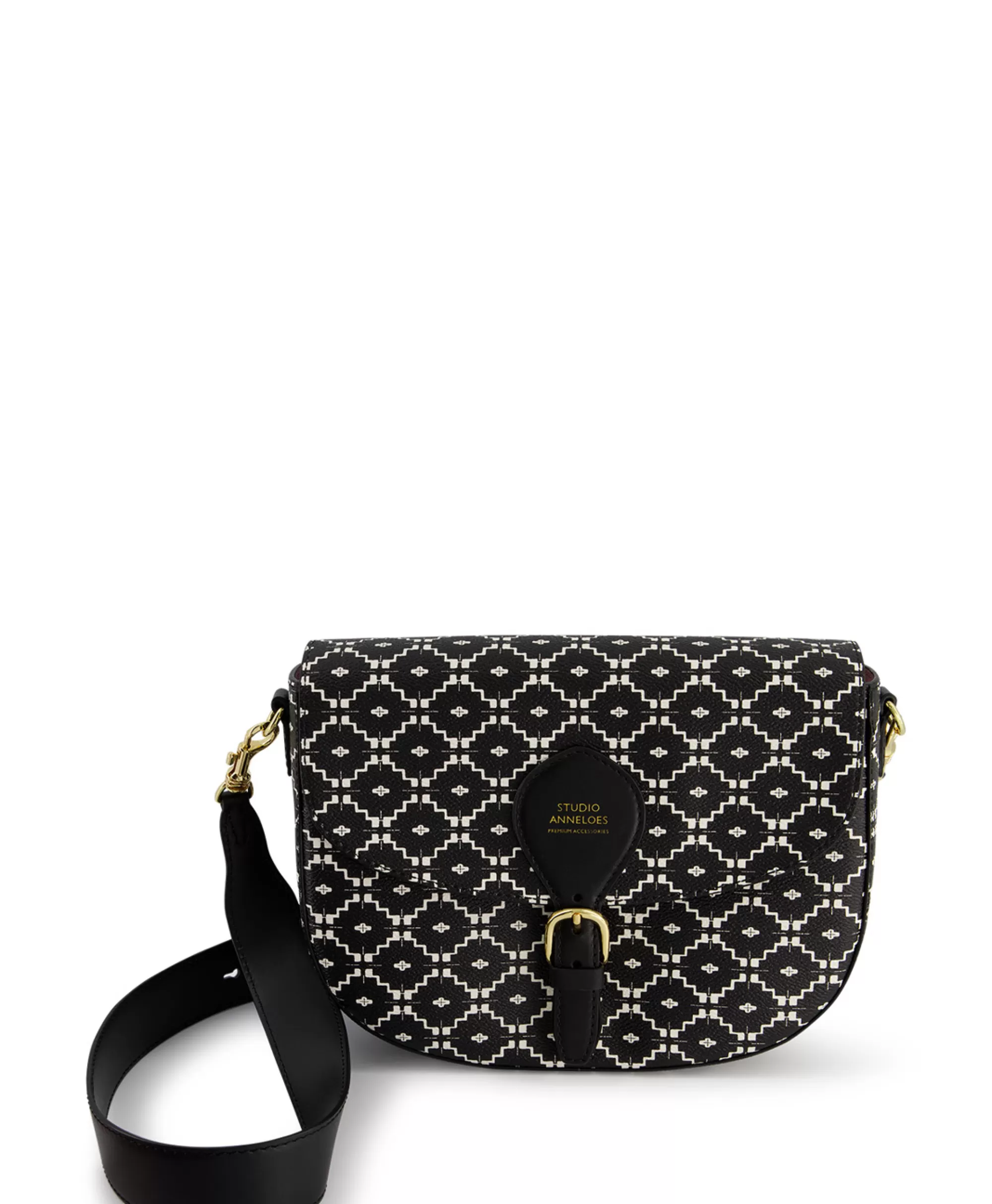 Studio Anneloes Tas Crossbag Sa Print Zwart*Dames Tassen